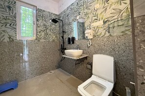 Habitación doble superior, vista a la montaña | Baño