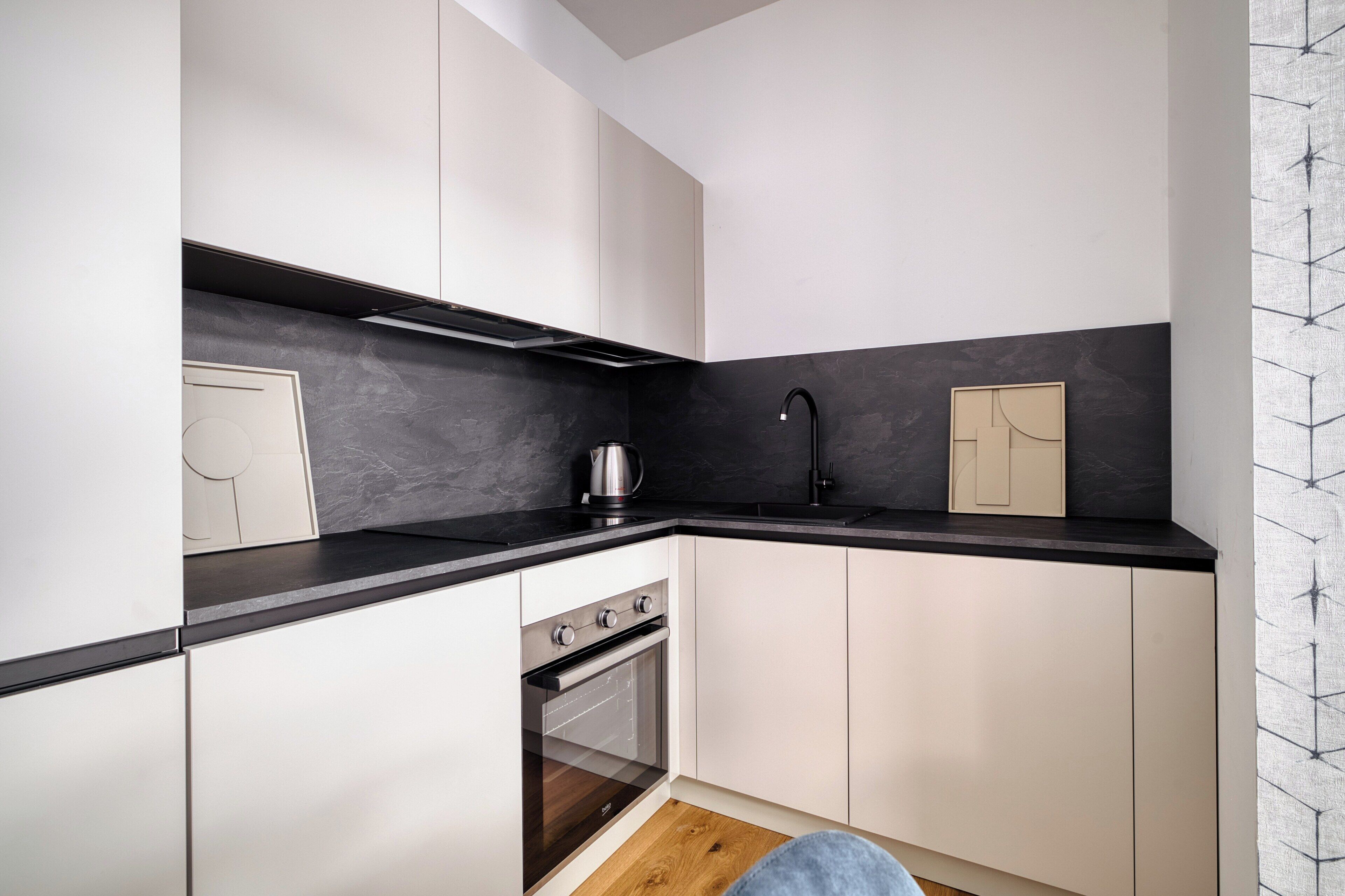 Apartment, 1 Bedroom | Private kitchen | Coffee/tea maker, electric kettle