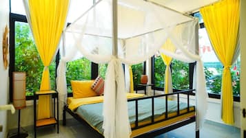Luxury Apartment, Patio, Garden View | Individually decorated, individually furnished, desk, laptop workspace