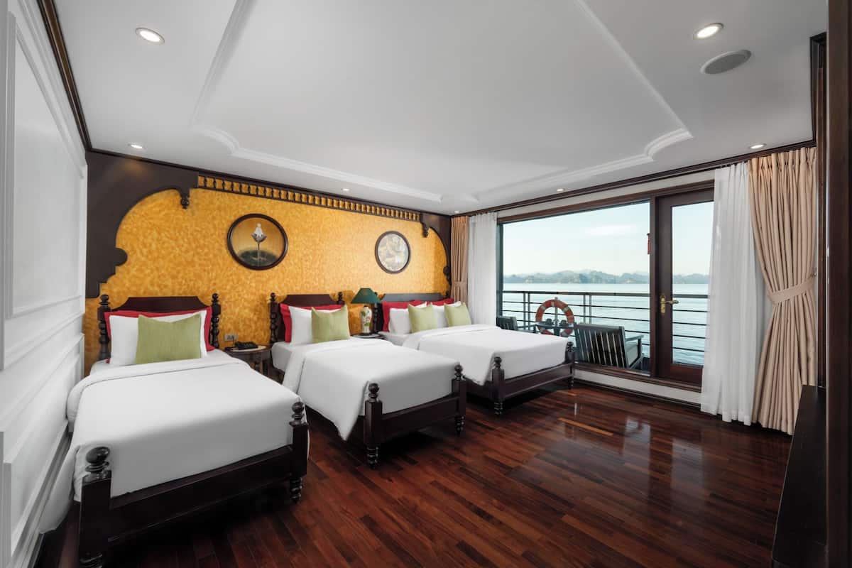 Family Room, Bay View | In-room safe, blackout drapes, soundproofing, iron/ironing board