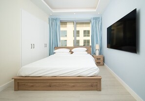 2 bedrooms, iron/ironing board, free WiFi, bed sheets - Stunning 2 Bed in Pacific with Ocean Views (Ras Al Khaimah)