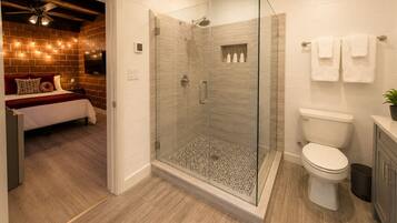 Shower, hair dryer