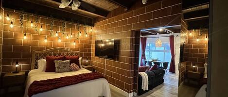 1 dormitori, planxa i posts de planxar, wifi i roba de llit