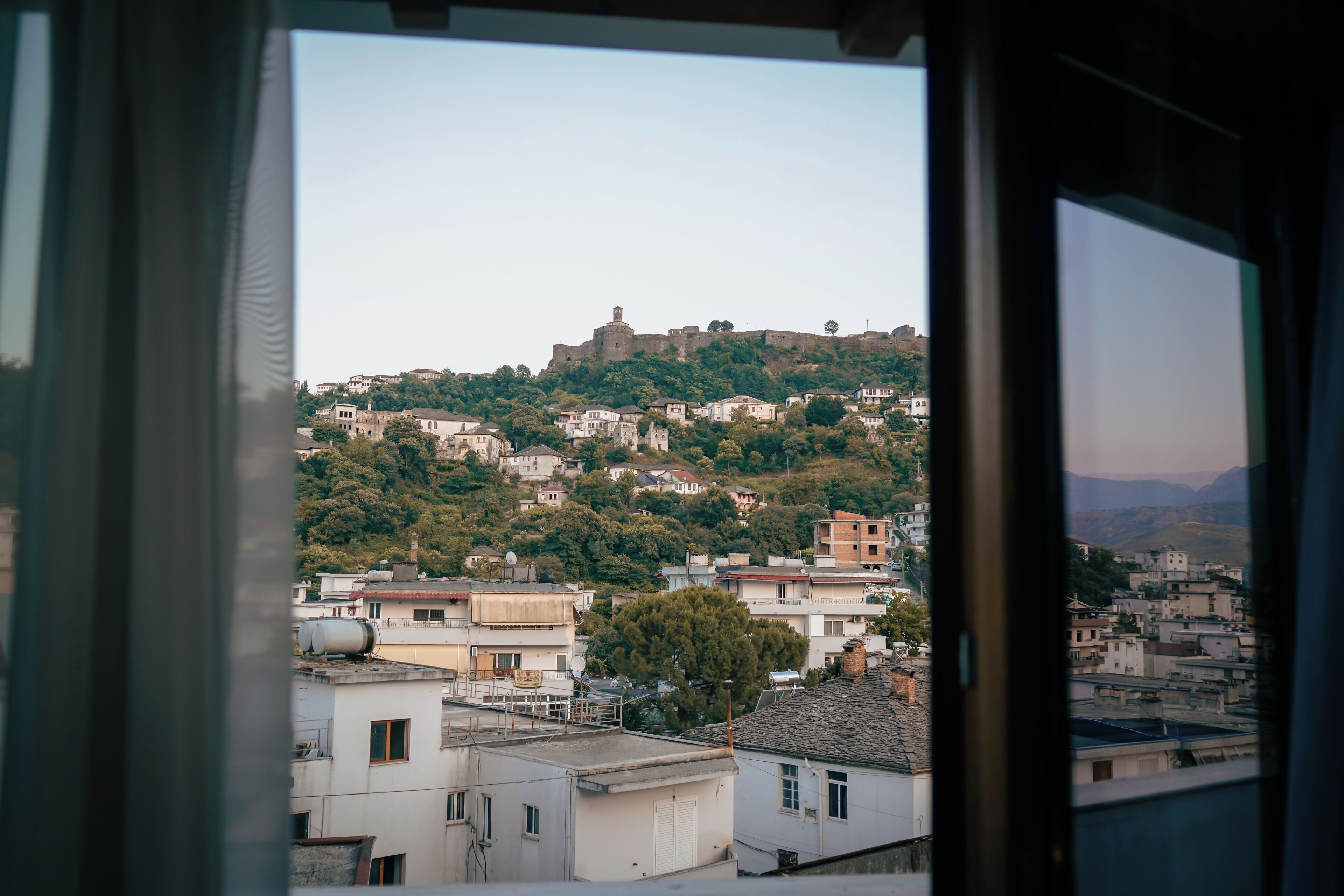 Udsigt fra overnatningsstedet