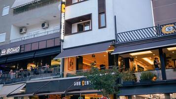 Front of property – evening/night