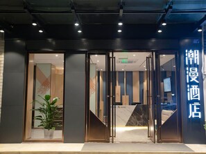 Voorkant van accommodatie