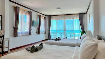 Seaview Grand Double | Minibar, escritorio, cortinas blackout y wifi gratis