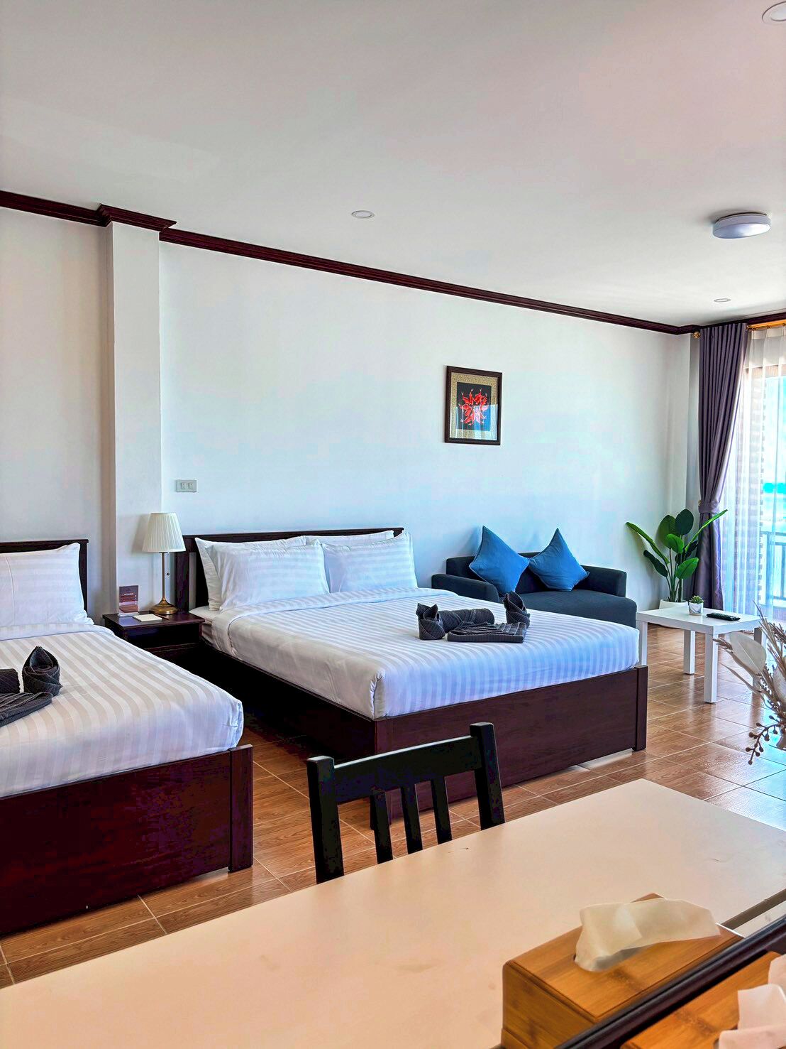 Seaview Grand Double | Allergikerbettwaren, Minibar, Zimmersafe, Schreibtisch