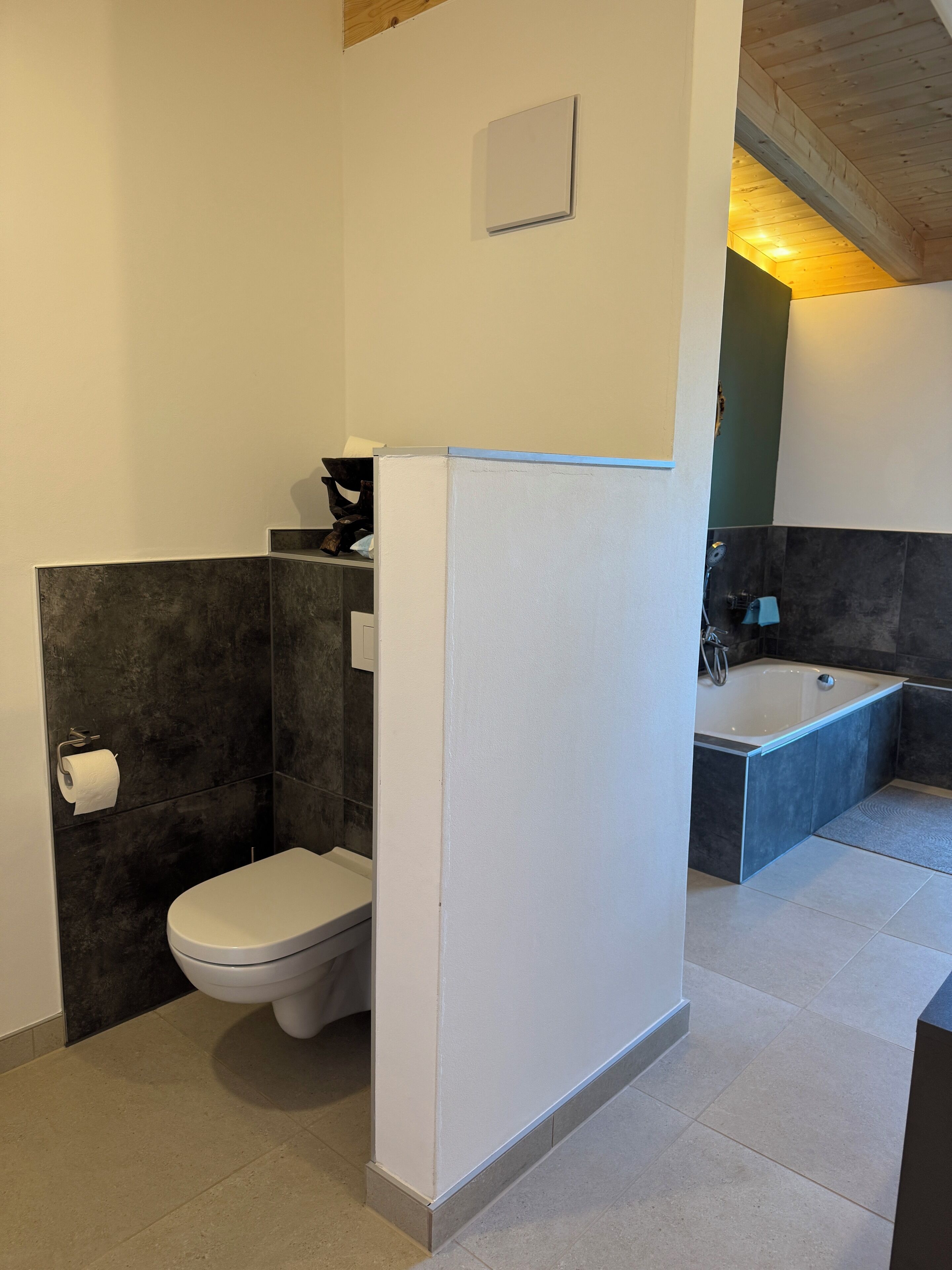 Haartrockner, Handtücher, Seife, Toilettenpapier