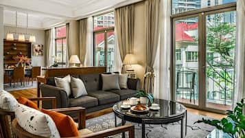 TV connectée, cheminée, lecteur de DVD, livres