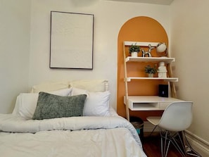 Desk, iron/ironing board, free WiFi, bed sheets
