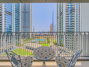 Luxury Apartment, Balcony, City View | Balcony