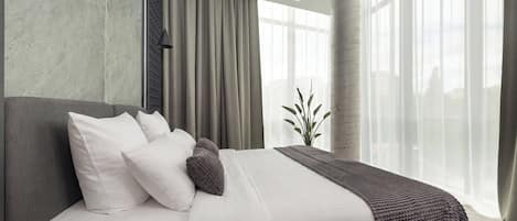 Wifi gratis y ropa de cama