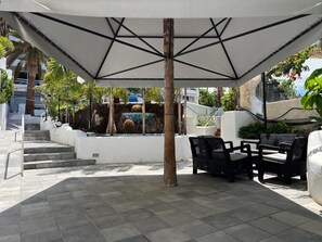 Outdoor dining - Tenerife, Sun Beach, apartman 214 (Costa Adeje)