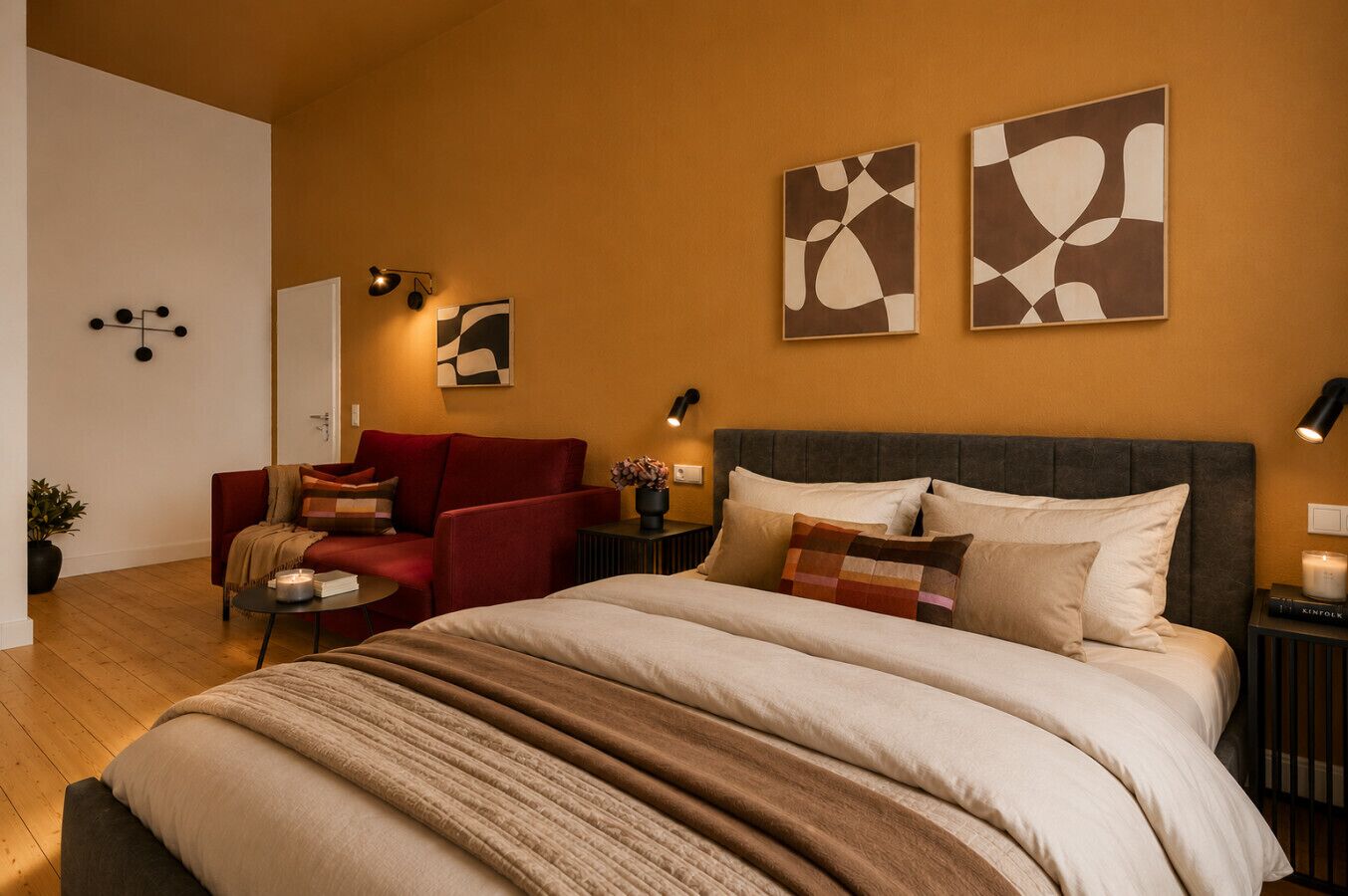 1 Schlafzimmer, Schreibtisch, Bügeleisen/Bügelbrett, Reisekinderbett
