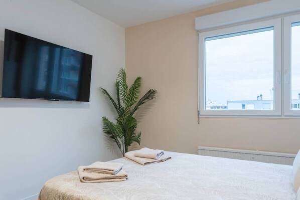 1 Schlafzimmer, Bügeleisen/Bügelbrett, WLAN, Bettwäsche