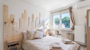 3 chambres, fer et planche Ă repasser, Wi-Fi, draps fournis