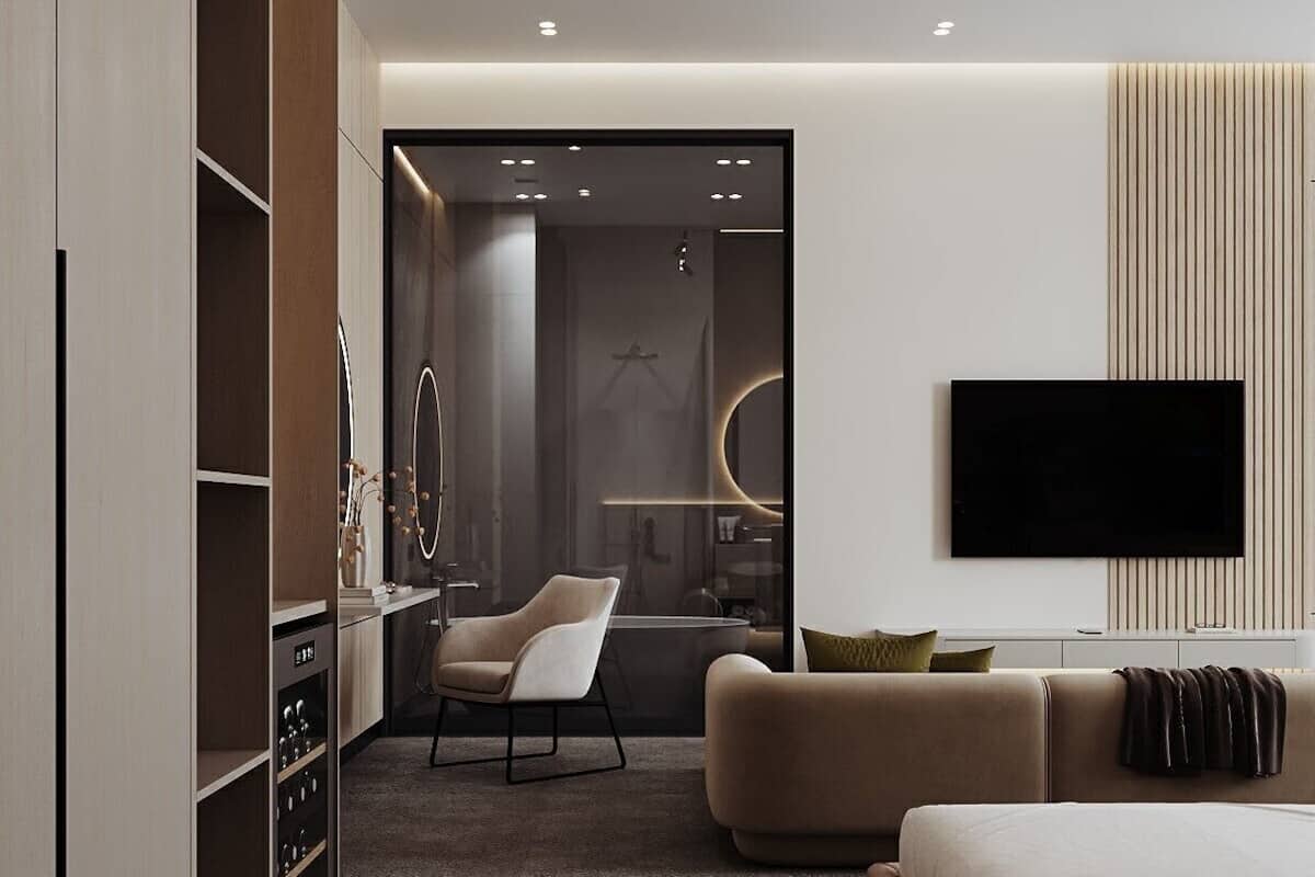 Grand studio suite, aan de binnenplaats | Hypoallergeen beddengoed, een minibar, een kluis op de kamer, een bureau