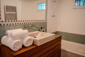 Hair dryer, towels