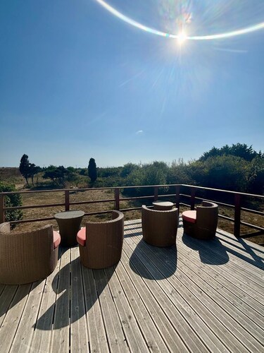 Maison au cœur du site ostréicole