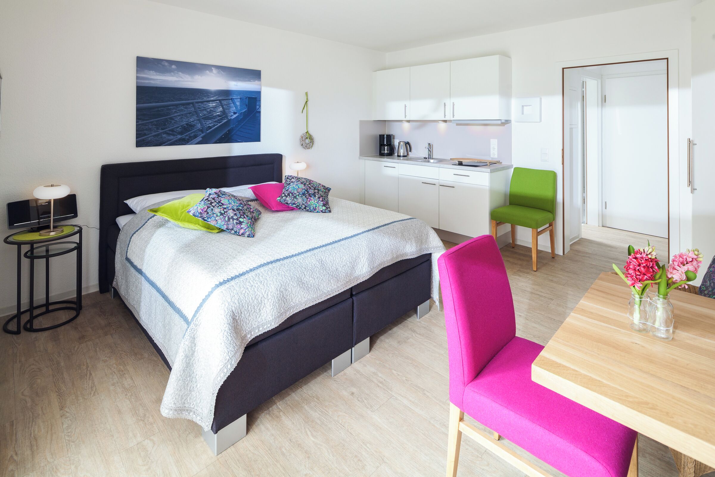 Modern Apartment With Box-spring Bed And South-facing Terrace - Juist