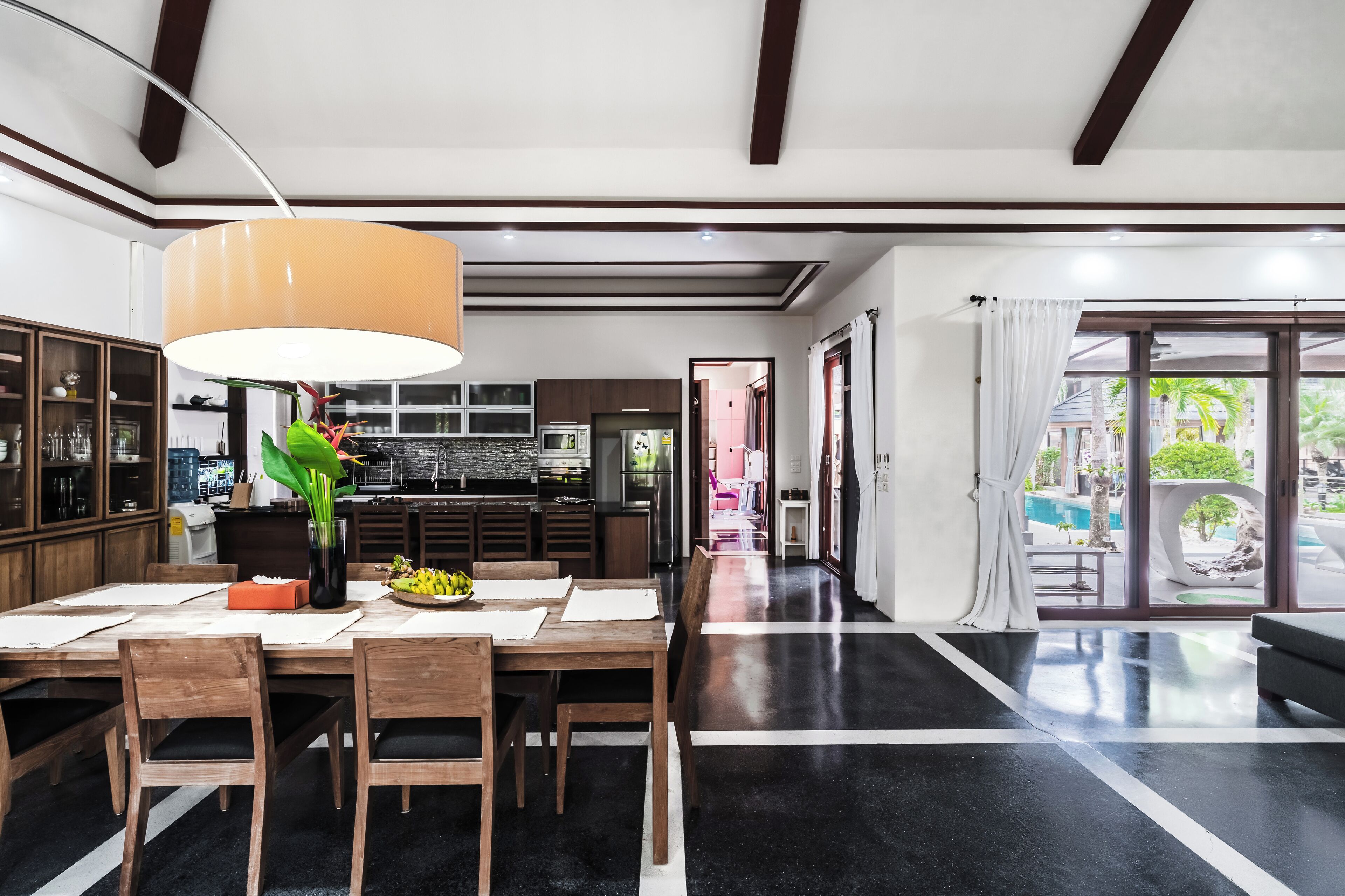 Villa, 4 Bedrooms, Pool View | Private kitchen