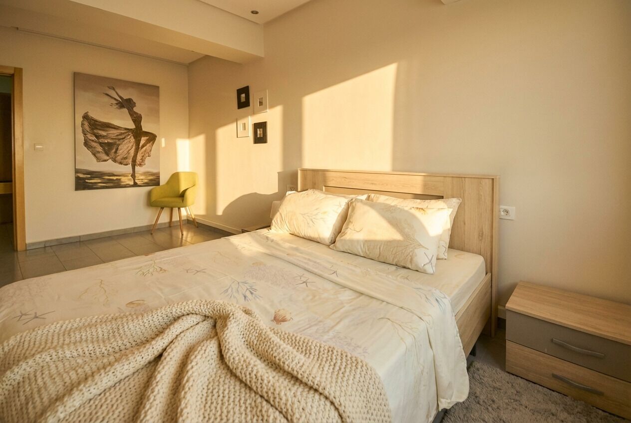 2 chambres, fer et planche à repasser, Wi-Fi, draps fournis