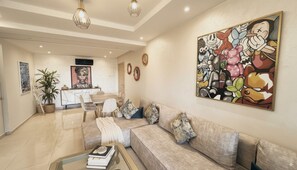 Living area - Central Cozy Kesh - Pool - Terrace (Marrakesh)