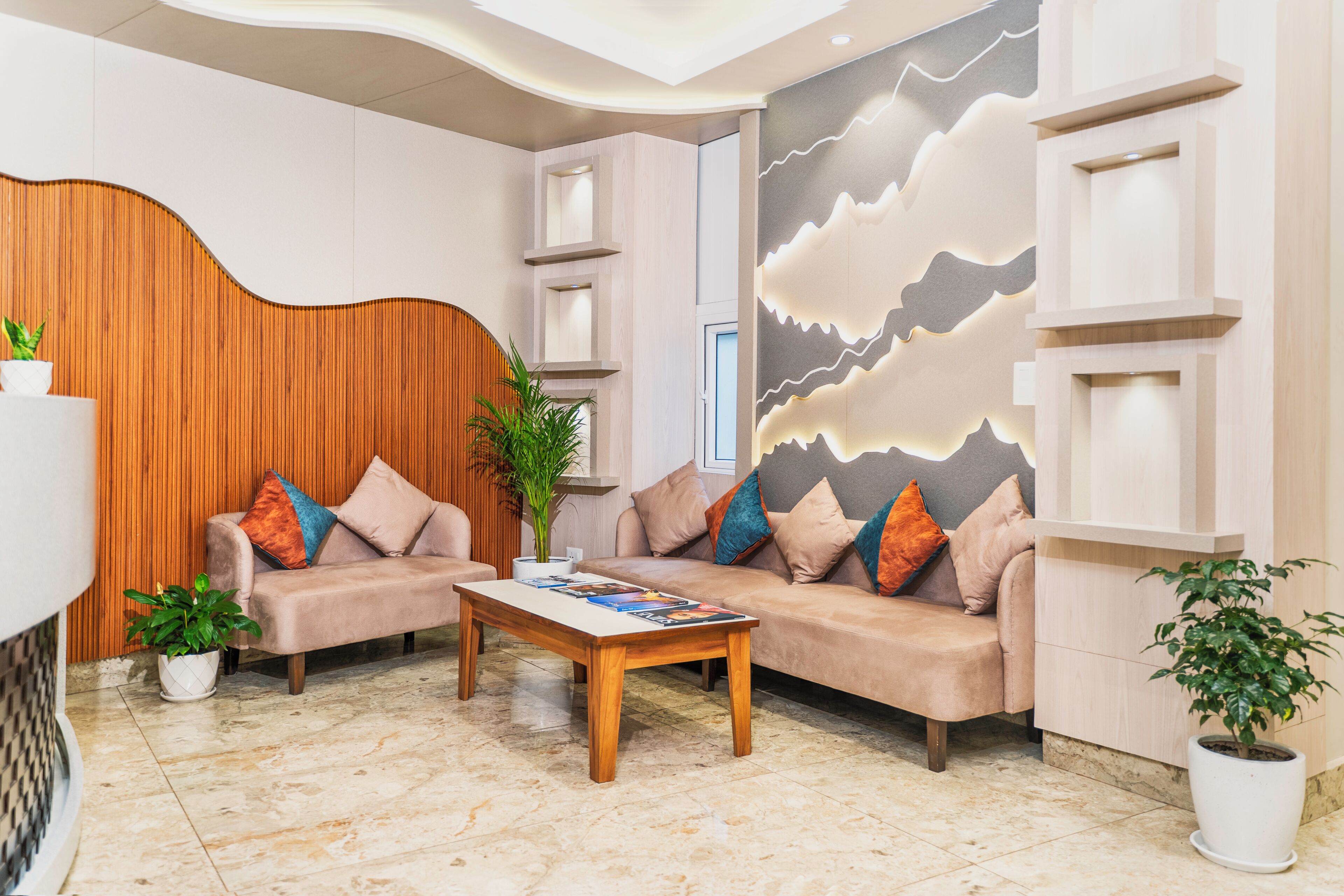 Lobby sitting area