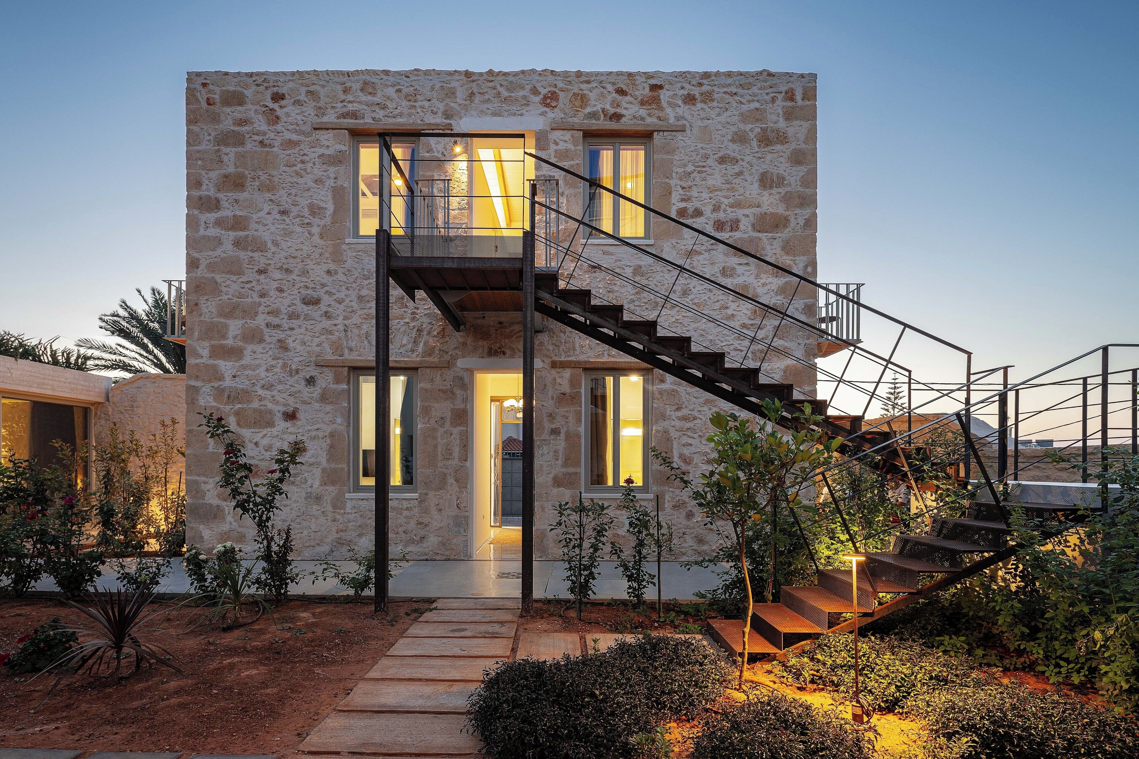 Front of property - evening/night