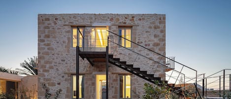 Front of property - evening/night