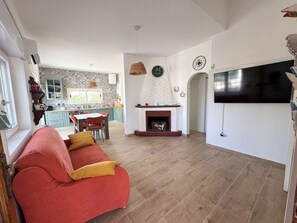 تلفزيون، مدفأة