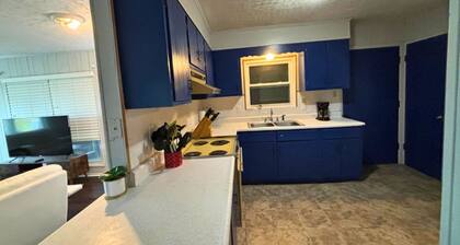 Retro 1BR Near Downtown Quiet Comfy Stay