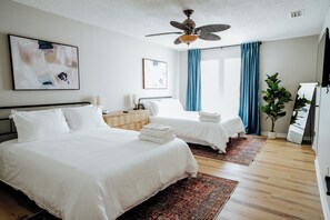 2 habitaciones, tabla de planchar con plancha y wifi gratis