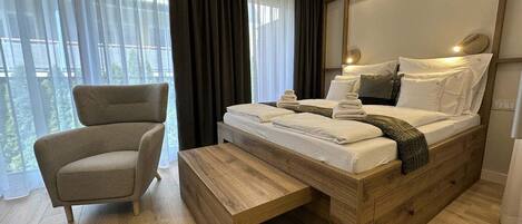 1 chambre, coffres-forts dans les chambres, fer et planche Ă repasser
