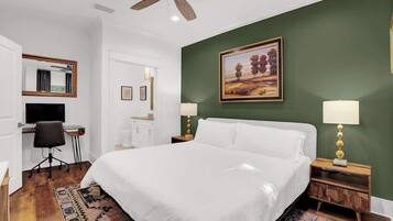 2 makuuhuonetta, silitysrauta/-lauta, Wi-Fi, vuodevaatteet