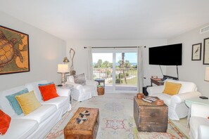 TV - New to Rental Program! Beautiful Ocean View 3/2 at St. Augustine Beach & Tennis Club 301 (St. Augustine)