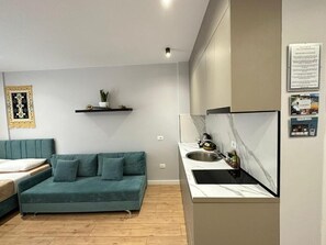 Apartamento básico | Área de estar | Smart TV