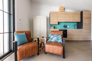 Interior - Luxury Loft with Ocean & Pool Views Fuseta | Walk to Beach & Village (Moncarapacho)