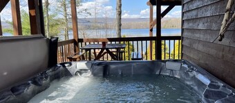 Superb chalet with AC in charming Drums