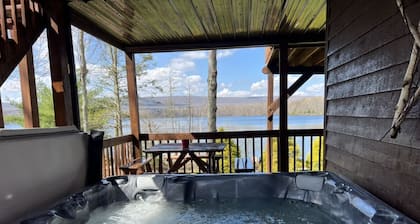 Superb chalet with AC in charming Drums