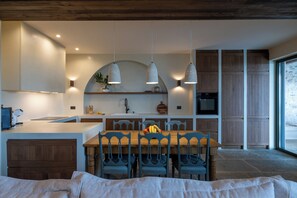 Dining - The Sagehill Stonehouse | Private Pool • Sea View • Messinia (near Kalamata) (Achladochori)