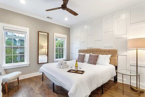 2 bedrooms, iron/ironing board, travel crib, WiFi