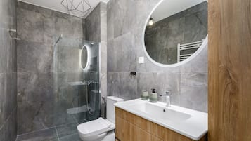 Departamento, 1 cama Queen size y sofá cama | Baño