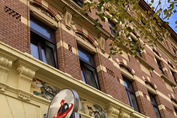 Fachada de la propiedad