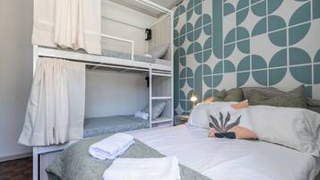 Free WiFi, bed sheets