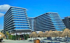 Front of property - White Titanic (Mamaia-Sat)