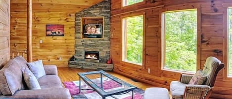 スマートテレビ、暖炉