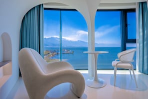 Deluxe Double Room, Sea View | Blackout curtains, soundproofing, free WiFi