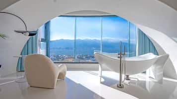 Superior Double Room, Ocean View | Blackout drapes, soundproofing, free WiFi